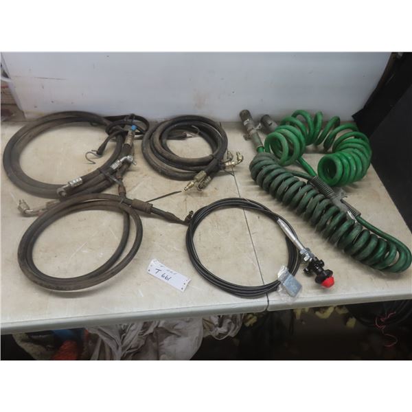 2 Light Cords, Control Cable, Hydraulic Hoses