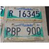 Image 4 : Thirteen Manitoba License Plates
