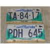 Image 7 : Thirteen Manitoba License Plates