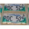 Image 5 : Thirteen Manitoba License Plates
