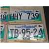 Image 7 : Thirteen Manitoba License Plates