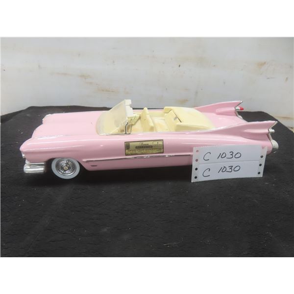 Jim Beam Collectible Kentucky Bourbon Cadillac Decanter (Wheels Need to Be Reglued)