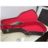 Image 2 : Acoustic Hard-Sided Guitar Case 42" Long and Spring Lever Capo