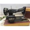 Image 8 : Vintage Singer Electric Sewing Machine Model 15-90 With Accessories and Manual