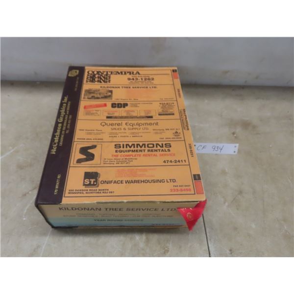 Henderson Winnipeg City Directory 1991–1992