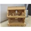 Image 3 : Wooden Laser-Cut Doll House 12" x 9" x 12" With Picture Frame