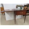 Image 1 : Domestic Sewing Machine in Cabinet 30" x 17 1/2" x 22", Extends to 44 1/4"
