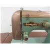 Image 5 : Domestic Sewing Machine in Cabinet 30" x 17 1/2" x 22", Extends to 44 1/4"