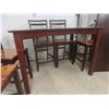Image 3 : Dining Table 36" x 54" x 36" With 18" Leaf and Five Chairs