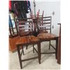 Image 5 : Dining Table 36" x 54" x 36" With 18" Leaf and Five Chairs