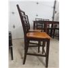 Image 6 : Dining Table 36" x 54" x 36" With 18" Leaf and Five Chairs