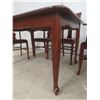 Image 2 : Wood Dining Table With Four Chairs 29" x 50" x 40"