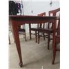 Image 3 : Wood Dining Table With Four Chairs 29" x 50" x 40"