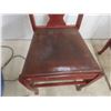 Image 8 : Wood Dining Table With Four Chairs 29" x 50" x 40"