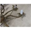 Image 9 : Vintage Spanish-Style Brass Eight-Arm Chandelier