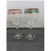 Image 7 : Four Cristalleria Fratelli Fumo Wine Goblets