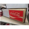 Image 6 : Vintage Coca-Cola Light-Up Menu Board Sign 17 1/2" x 49 1/2" x 6 3/4"