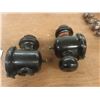 Image 4 : Vintage Metal Jingle Bell Wreath and Two Ford Model T Headlights