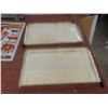 Image 3 : Two Plastic Pepsi Panels ", Rustic Framed Hot Dog Sign ", Modern Metal Cow Country Sign "