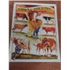 Image 8 : Two Plastic Pepsi Panels ", Rustic Framed Hot Dog Sign ", Modern Metal Cow Country Sign "