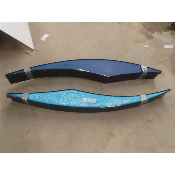 Two Teardrop LED Lights 56" x 7"
