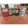 Image 10 : Vintage Oil Cans, Brake Fluid, Linseed Oil, Woods Some With Product