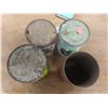 Image 12 : Vintage Oil Cans, Brake Fluid, Linseed Oil, Woods Some With Product