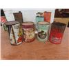 Image 13 : Vintage Oil Cans, Brake Fluid, Linseed Oil, Woods Some With Product