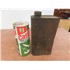 Image 20 : Vintage Oil Cans, Brake Fluid, Linseed Oil, Woods Some With Product