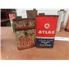 Image 5 : Vintage Oil Cans, Brake Fluid, Linseed Oil, Woods Some With Product