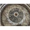 Image 4 : Vintage Spoked Wheel 25" Across, Eight Steel Spoked Rim 16 1/2", and Wood Spoke Wheel 24"