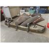 Image 14 : Pallet Lot of Vintage Auto Parts Including Two-Piece Hinged Hood for GM Truck, Chrome Bumper, Radia