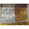 Image 2 : Thirteen License Plates: Manitoba 1936, 1937, 1938, License Tags, Snowmobile Plate, and More