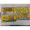 Image 3 : Thirteen License Plates: Manitoba 1936, 1937, 1938, License Tags, Snowmobile Plate, and More