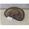 Image 1 : Tractor Implement Cast Iron Seat