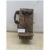 Image 1 : Antique Wood Telephone