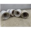 Image 4 : Five White Porcelain Electrical Insulators CPR and CNR