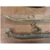 Image 8 : Antique Leather Horse Collar and Two Horse Hames