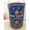 Image 3 : Two Five-Gallon Pails of North Star Oil and BA Motor Oil