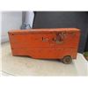 Image 6 : Tonka Pressed Allis Chalmers, Van Lines Tractor Section, Case Tractor, Rusty Wind-Up Train,