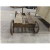 Image 2 : Rustic Cart or Wagon 10" x 38" x 19"