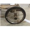 Image 7 : Rustic Cart or Wagon 10" x 38" x 19"