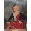 Image 3 : The McDonald Lassie by Rex Woods Cardboard Picture 27" x 21"