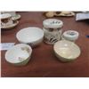 Image 6 : Six-Piece Copper and Ceramic Spice Jar Set, Seven Cups With Saucers, Royal Albert, Royal Winton, Cr