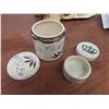 Image 7 : Six-Piece Copper and Ceramic Spice Jar Set, Seven Cups With Saucers, Royal Albert, Royal Winton, Cr