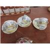 Image 9 : Six-Piece Copper and Ceramic Spice Jar Set, Seven Cups With Saucers, Royal Albert, Royal Winton, Cr