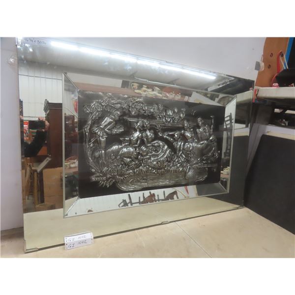 Silver Art Picture 30 1/4" x 46 1/4"