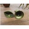 Image 14 : Brass Display Plates, Pitcher, Bell, Figures, Candlestick Holders, and More