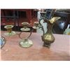 Image 9 : Brass Display Plates, Pitcher, Bell, Figures, Candlestick Holders, and More