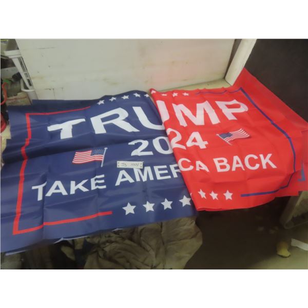 Two US President Flags 3' x 5'